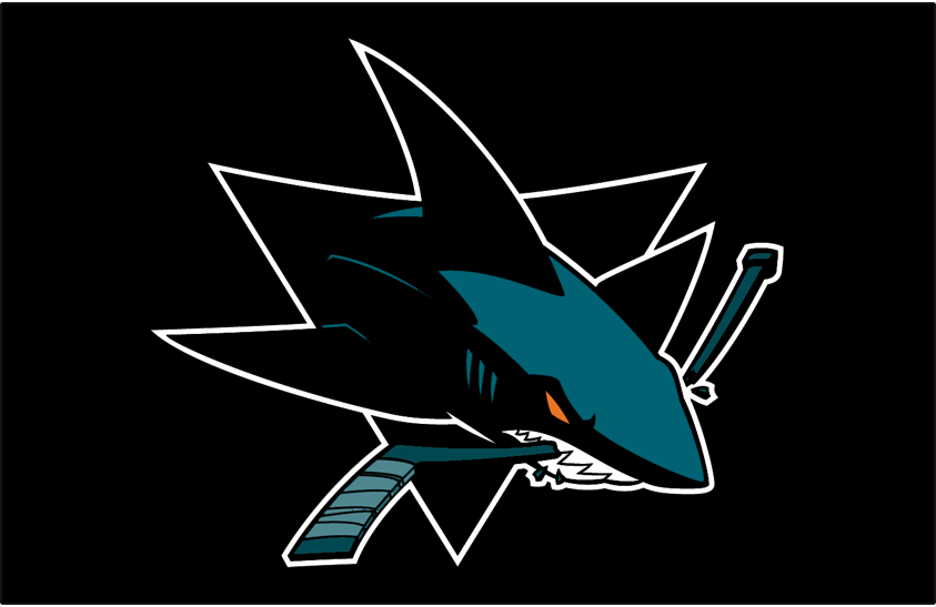 San Jose Sharks 2018-Pres Jersey Logo iron on heat transfer...